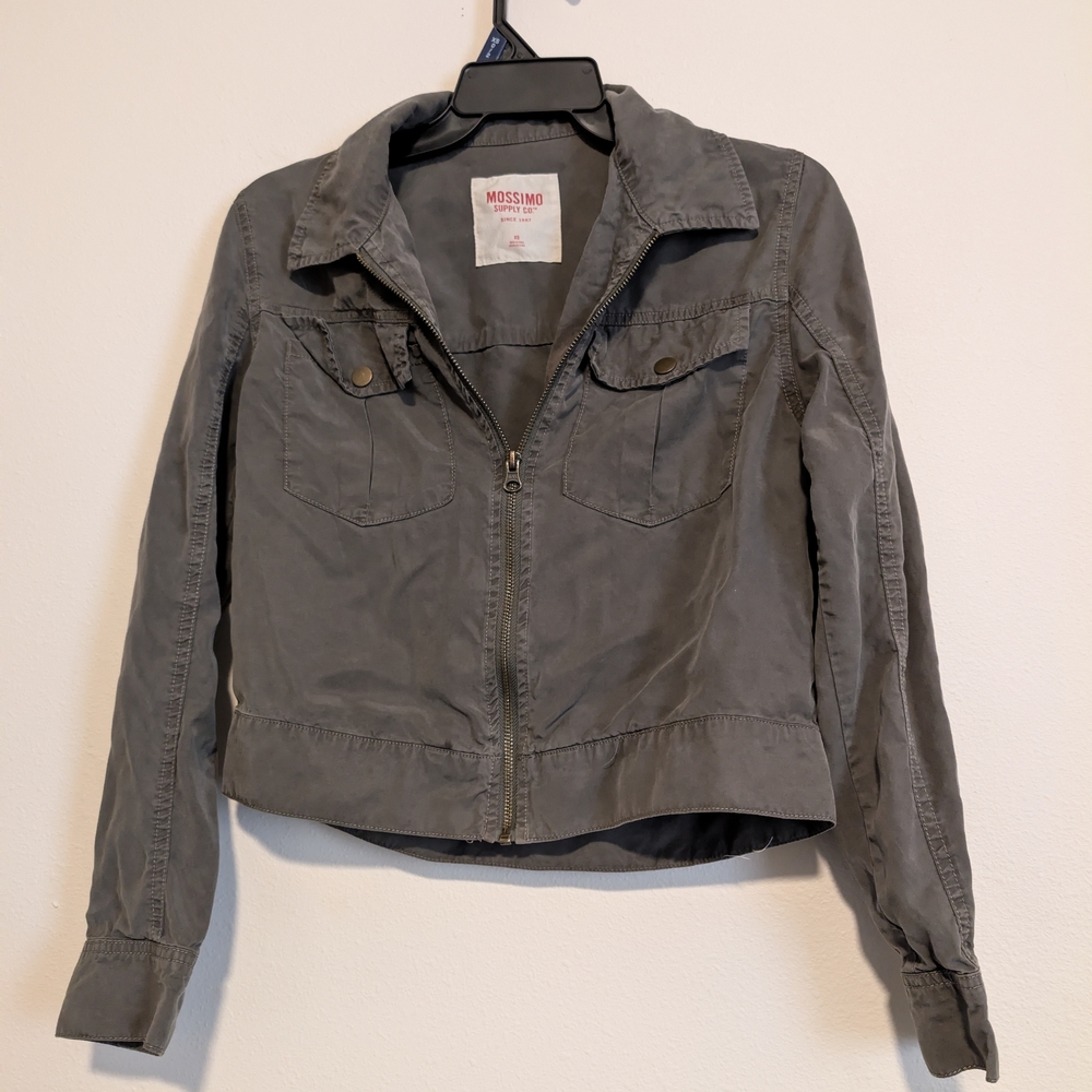Mossimo Supply Co. Women's Utility Jacket in Charcoal